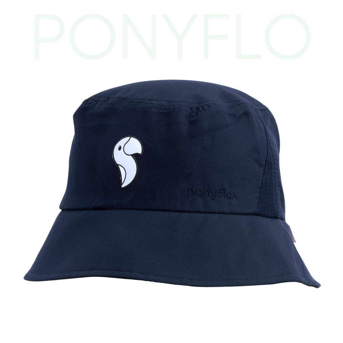 BLUE BUCKET HAT PONYFLO