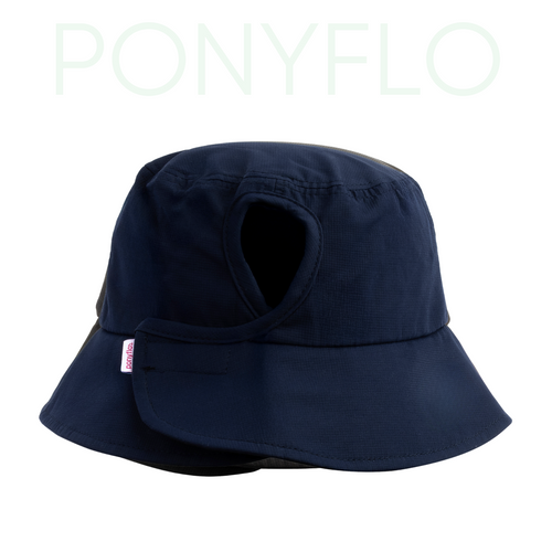 BLUE BUCKET HAT PONYFLO